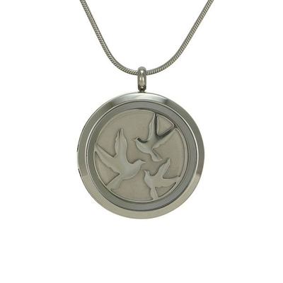 Classic Birds Cremation Pendant III